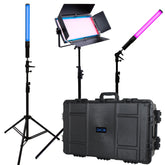 Dracast X Series LED Lighting Kit 15 (x1 DRX1000RGB, x2 DRXLT400)